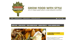 Desktop Screenshot of foodiegardener.com
